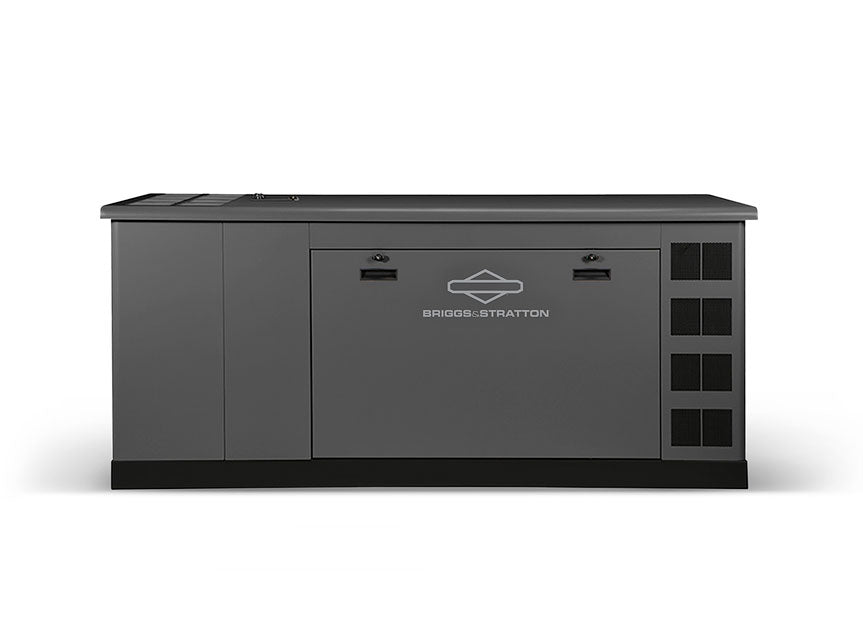 60kW Briggs & Stratton Standby Generator - Aluminum enclosure, Block heater and Battery charger included, B&S Controller