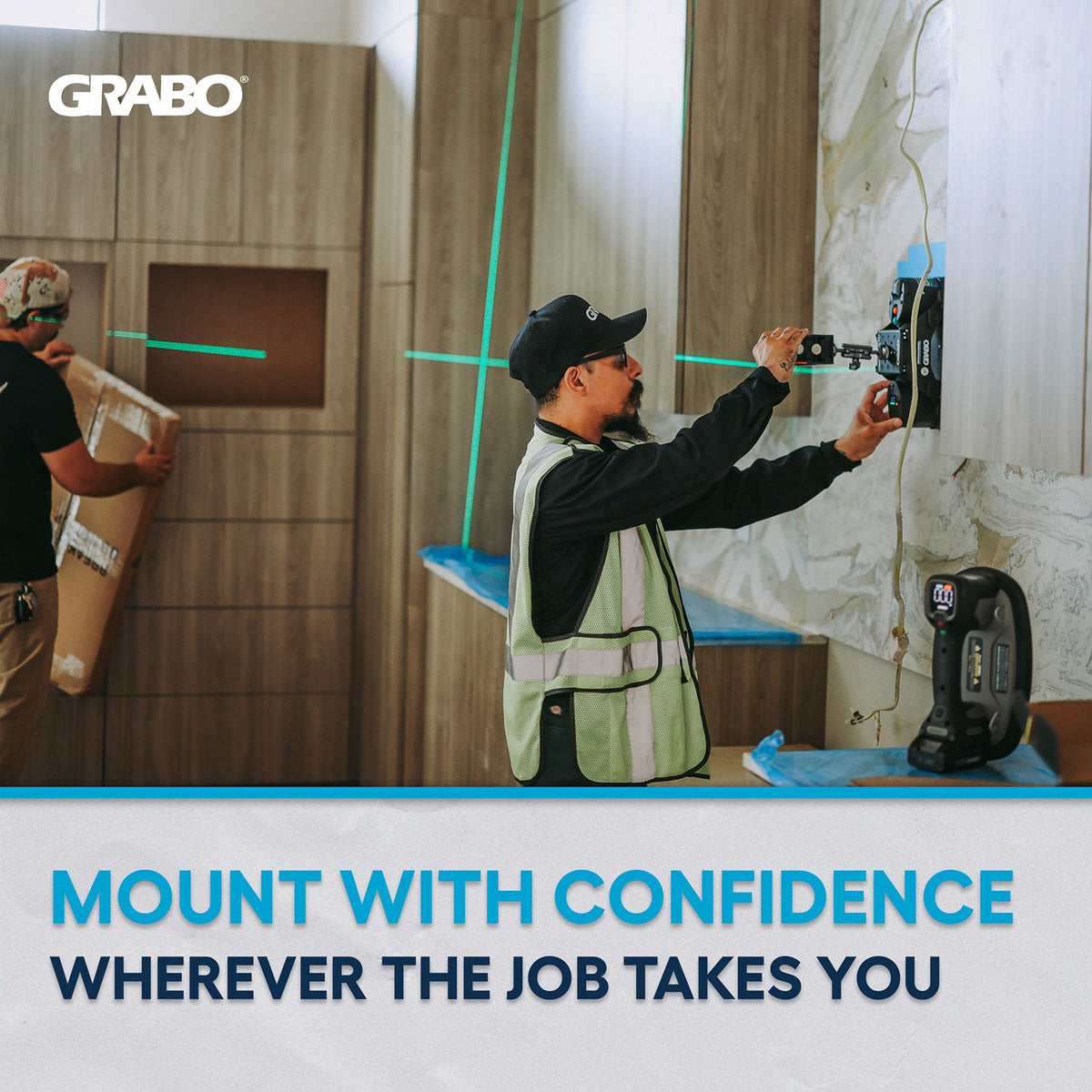 GRABO Attachment Plate with Threaded Mount