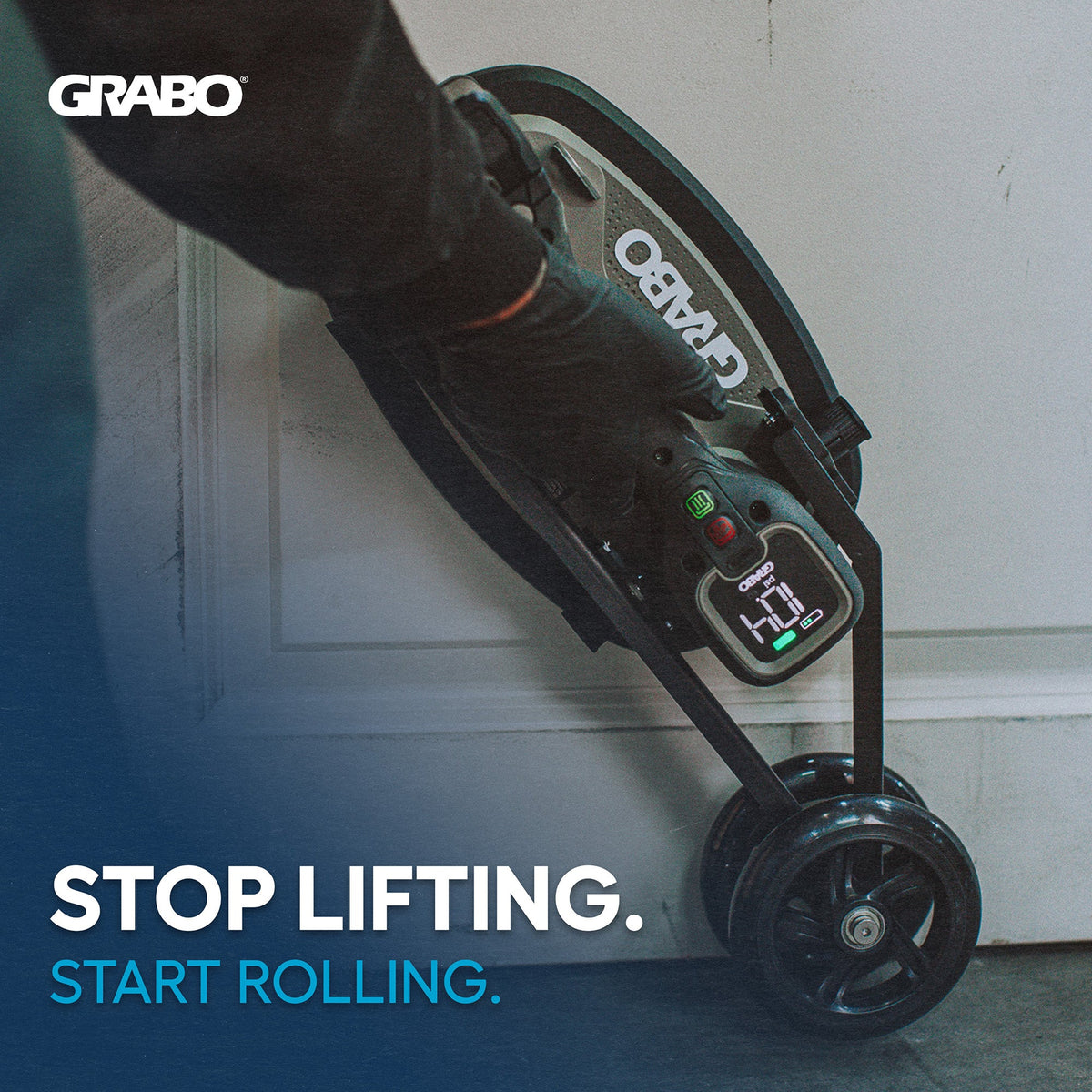 GRABO Roller Wheel Attachment for Slab and Panel Work
