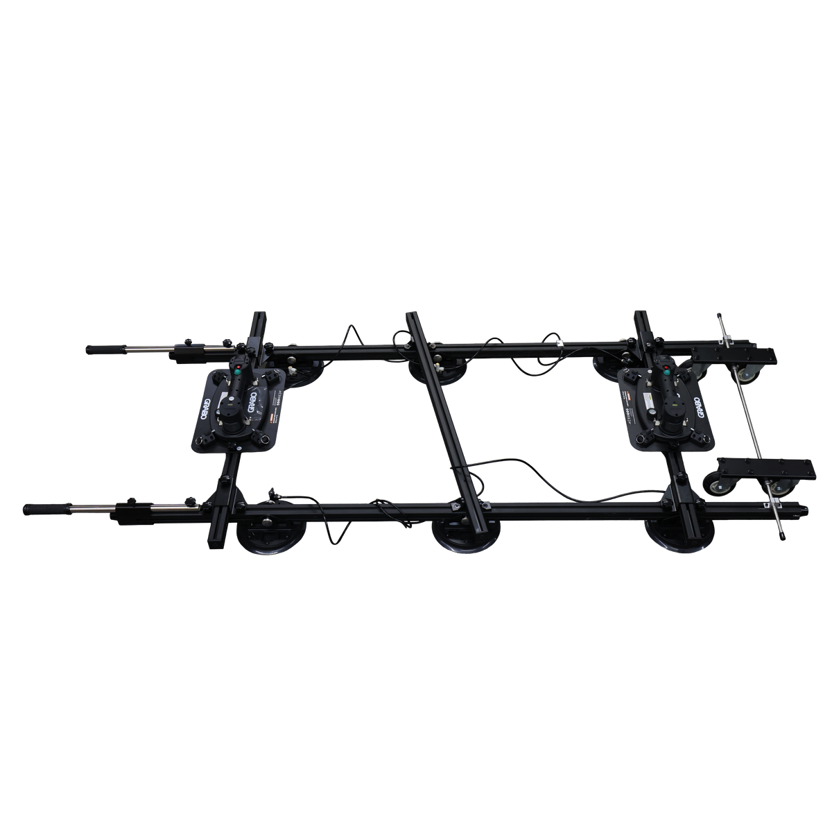 GRABO Panel Pro Kit with 2 V2 Suction Gripsters, 6 Cups, 440 lb