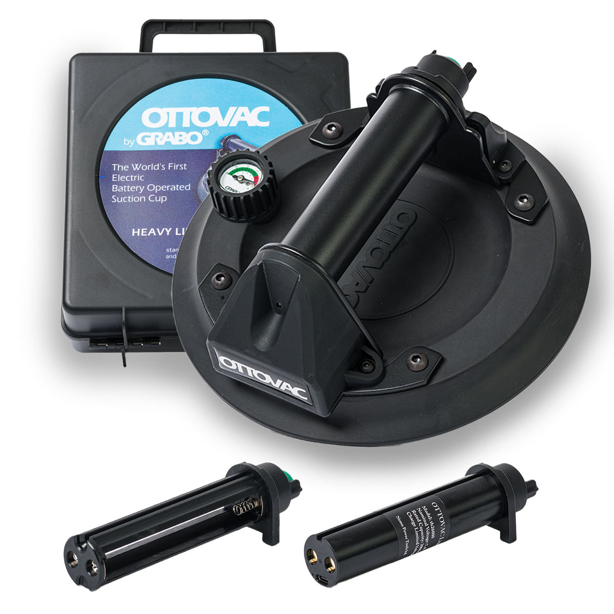 OTTOVAC Portable Electric Suction Gripster for Glass, 220 lb